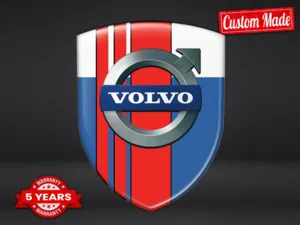 Volvo Etiqueta Impermeable Máximo Estilo Pro Diseño Estilizado